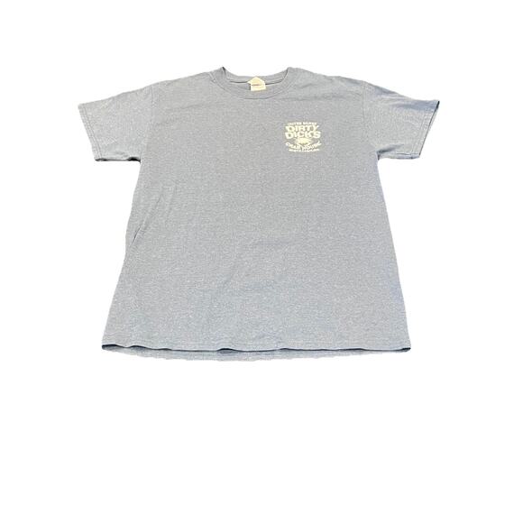 Dirty Dick’s Crab House T-Shirt Outer Banks NC Blue Gildan Ultra Cotton M - Picture 2 of 7